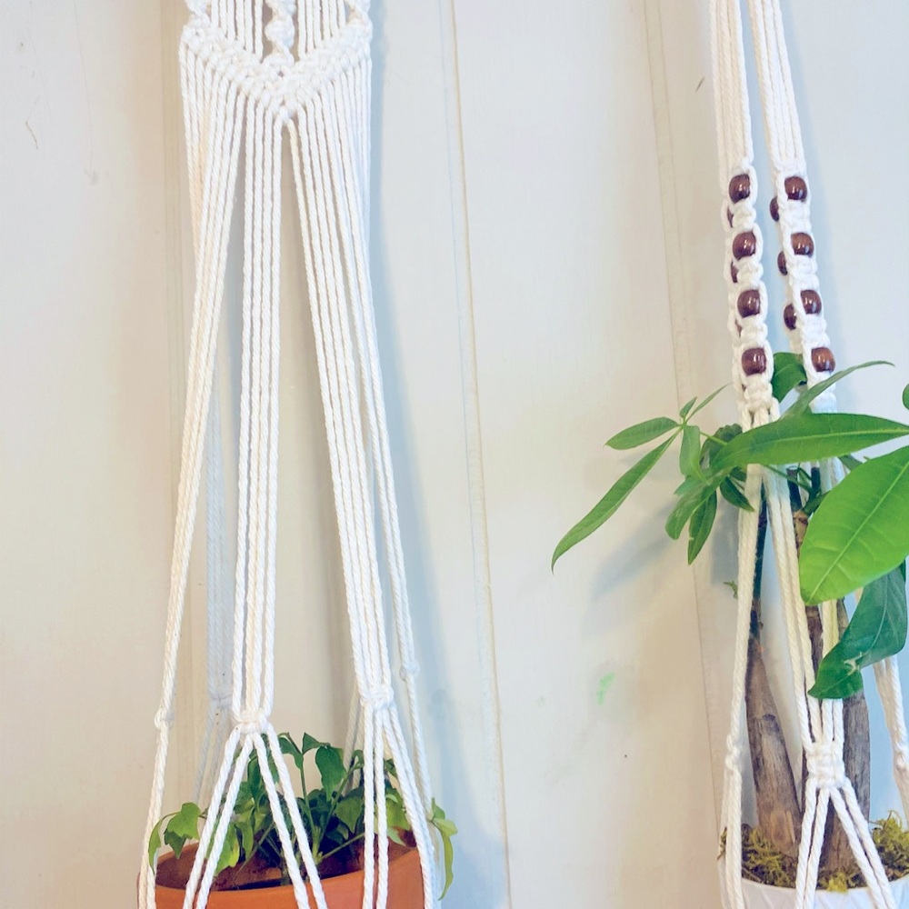 Macrame holder Handmade - Picture 5 of 11